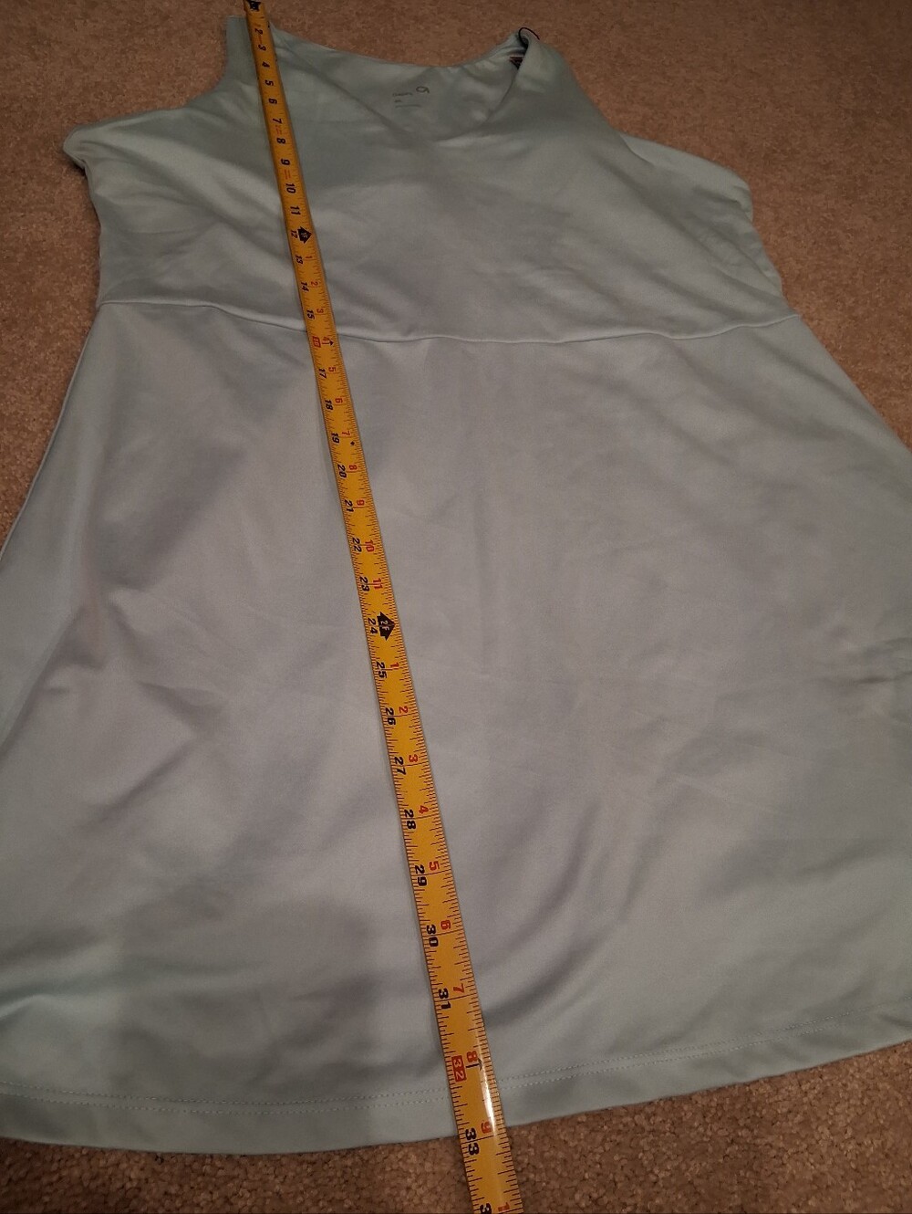 GAP Sky Blue Sleeveless V‑Neck Active Dress - Picture 14 of 14